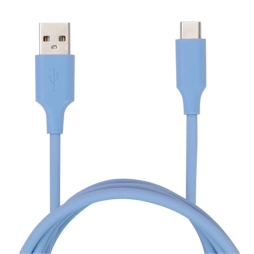 NEW Fast Charging USB-C iPhone and iPad Charger 6ft Cable (Blue)